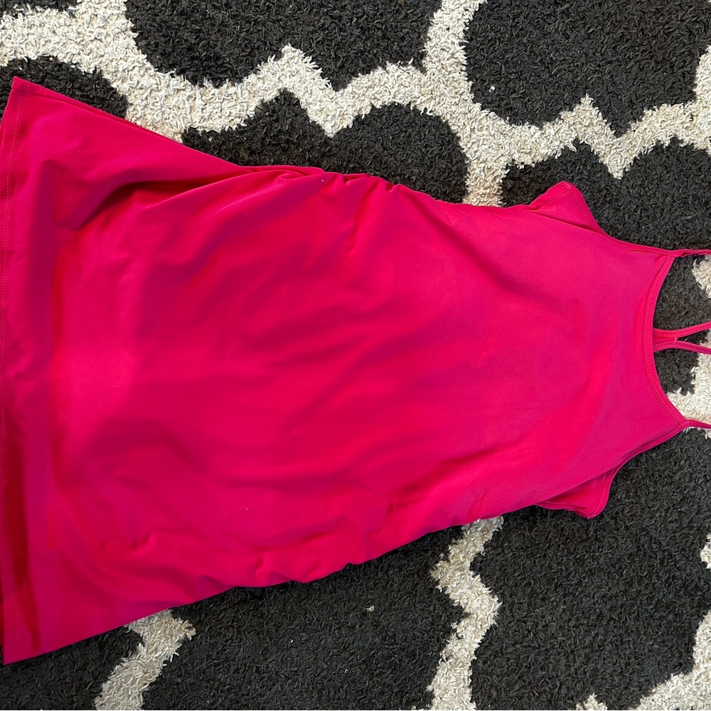 Vibrant Pink Sleeveless Dress
